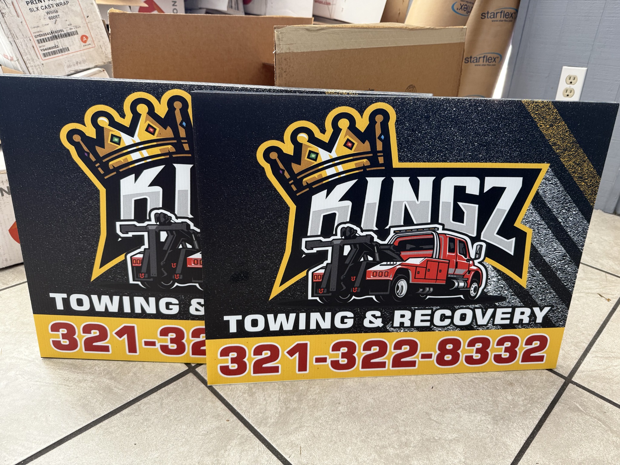 Kingz commercial truck branding by Wrap Giants