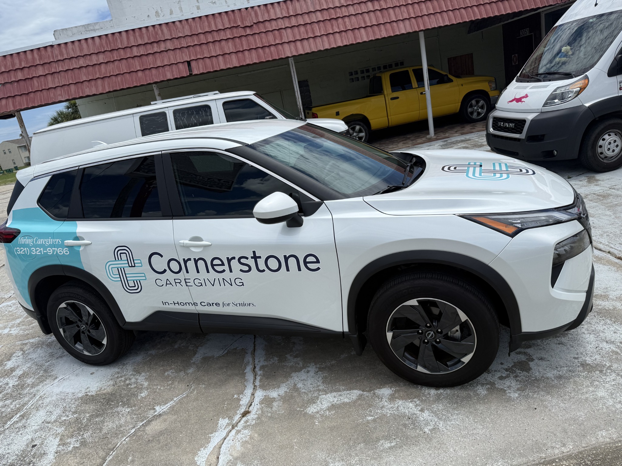 Cornerstone company SUV graphics