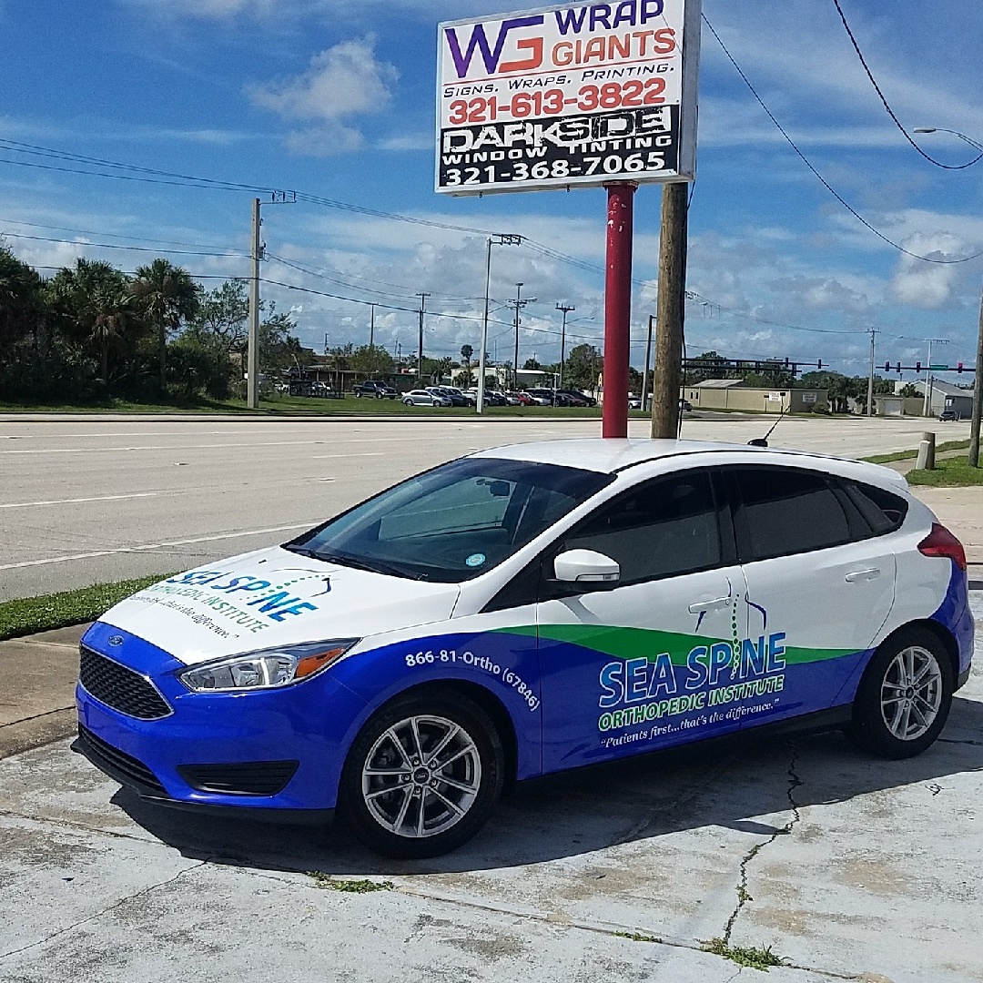 Healthcare company vehicle graphics