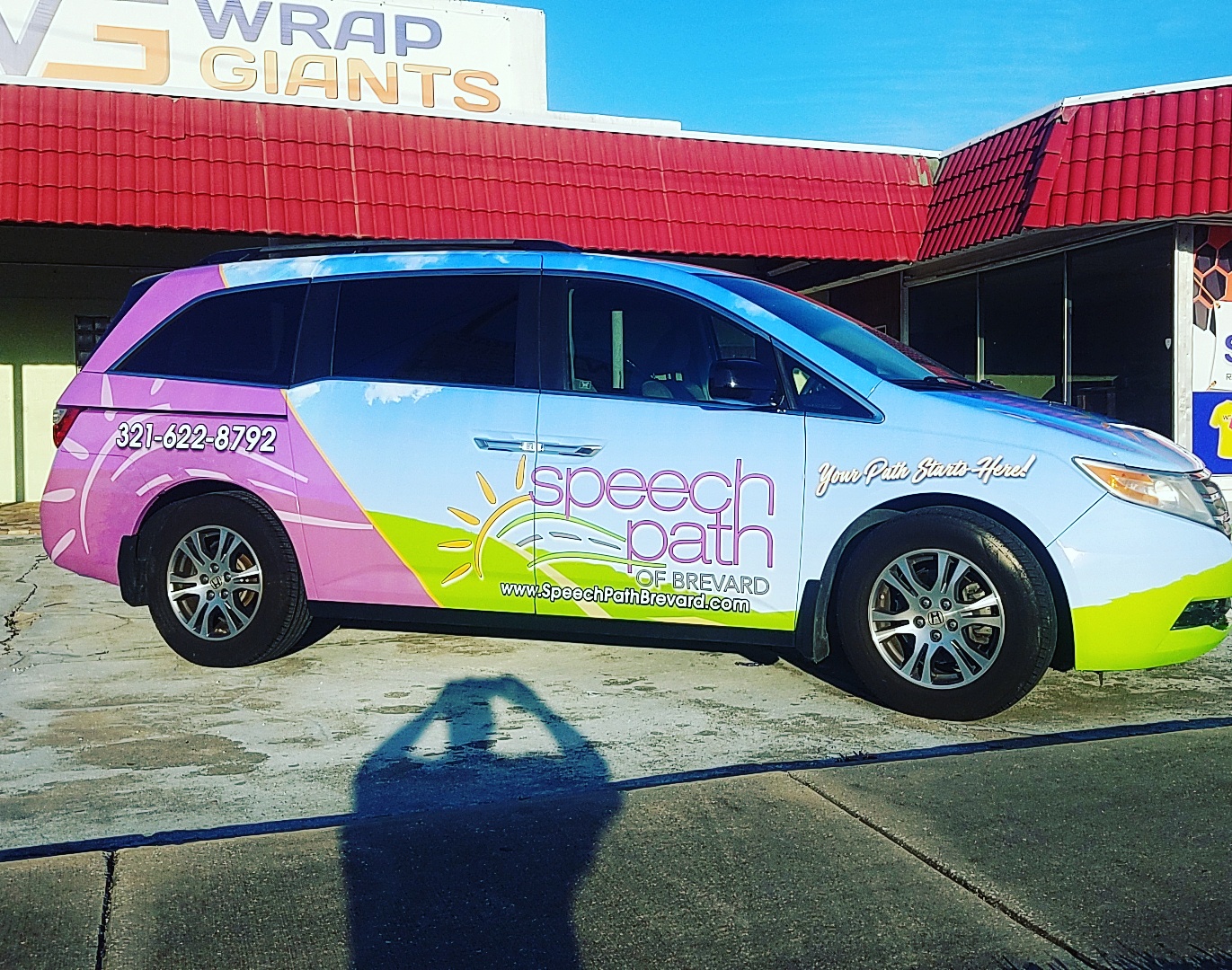 Speech therapy business van graphics