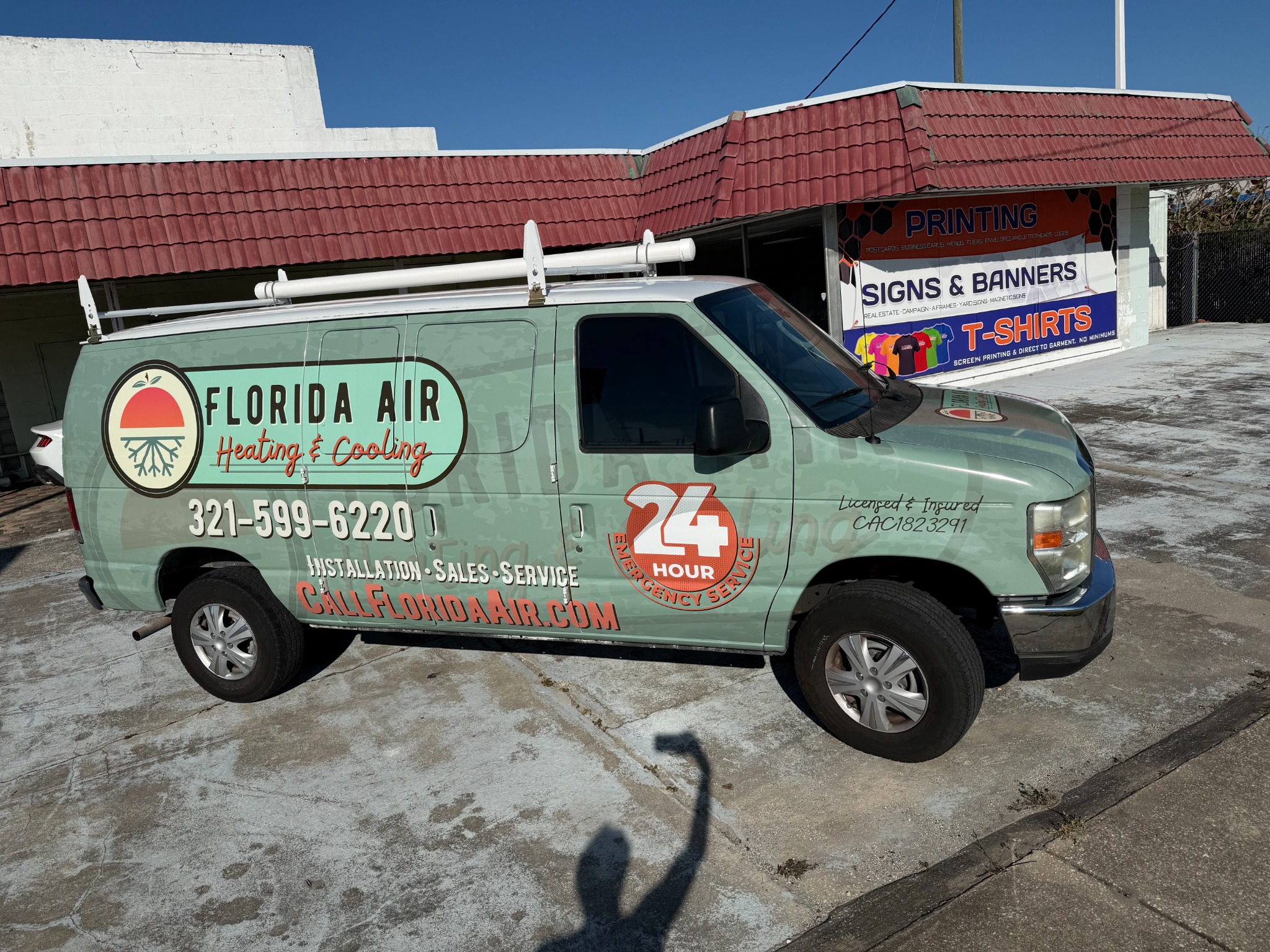 Lawn-care company van graphics by Wrap Giants