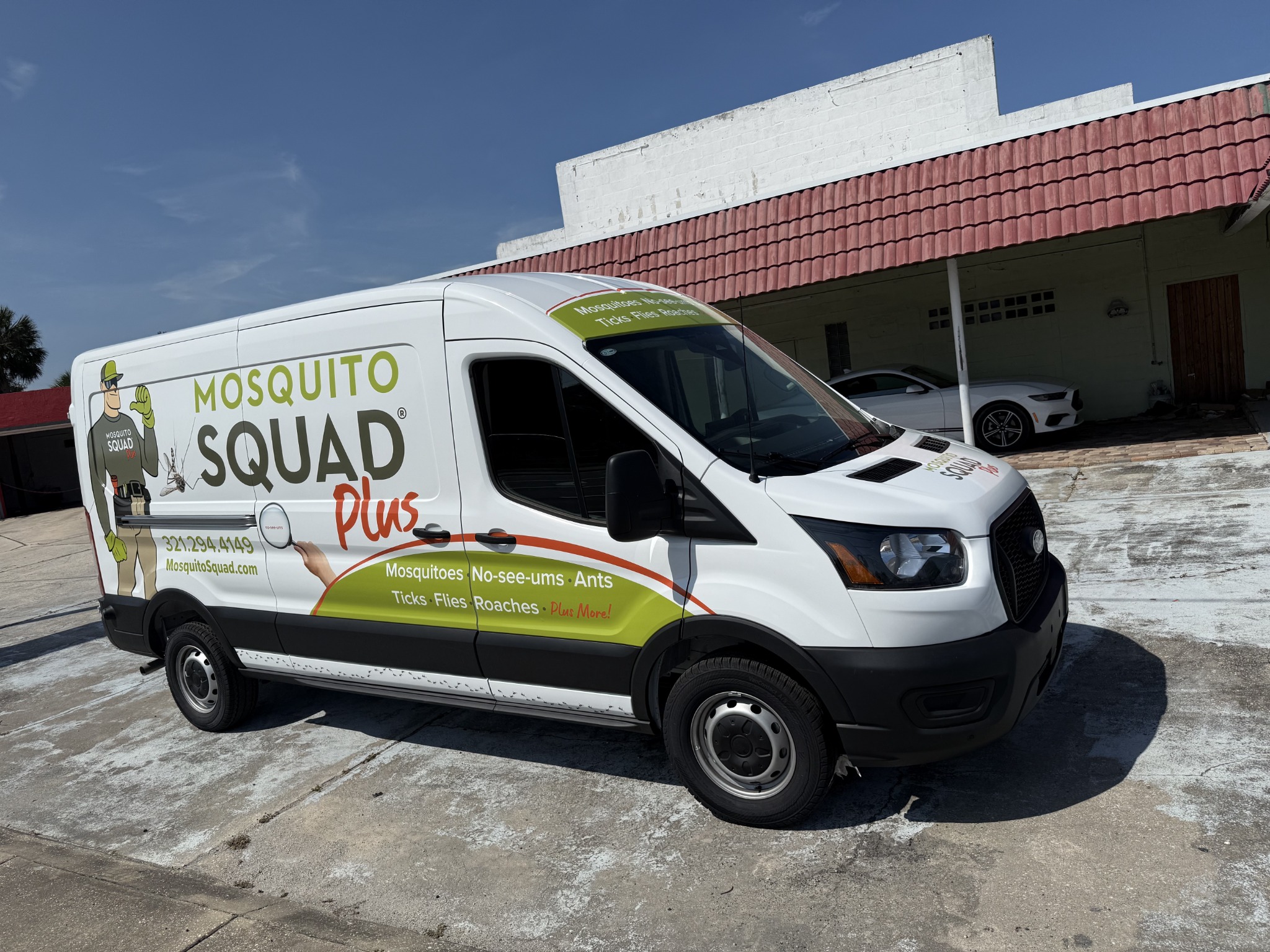 Mosquito-control company van by Wrap Giants