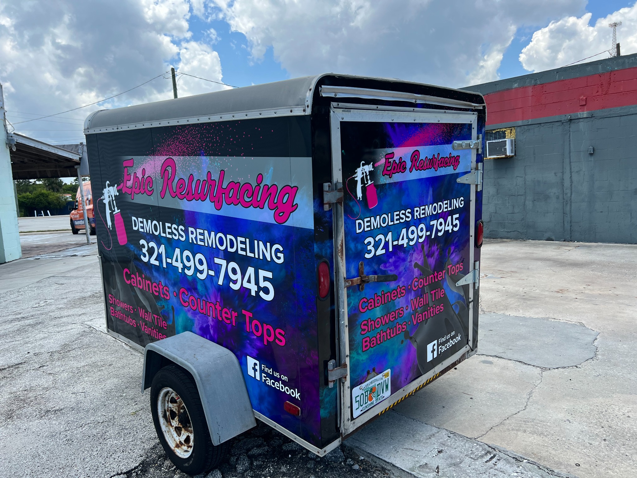 Mobile service trailer branding by Wrap Giants