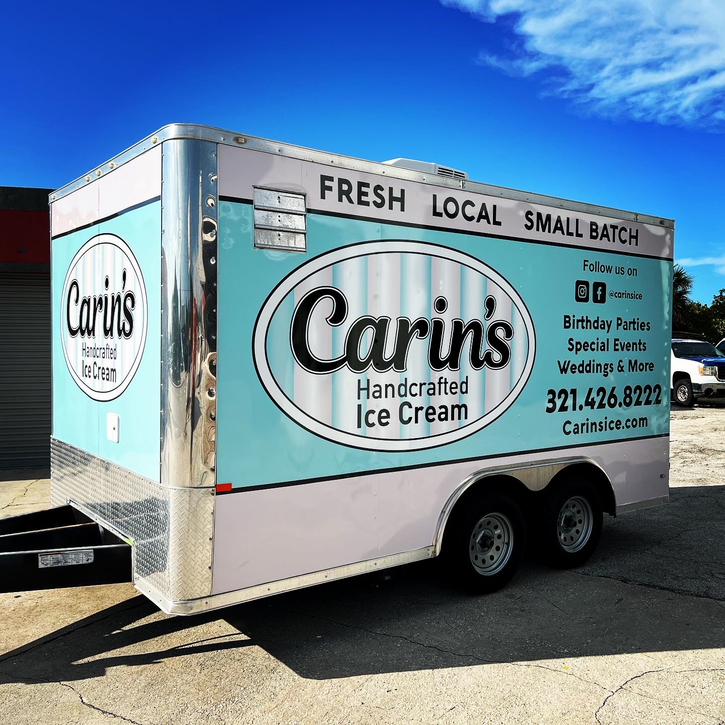 Carins commercial box truck wrap by Wrap Giants