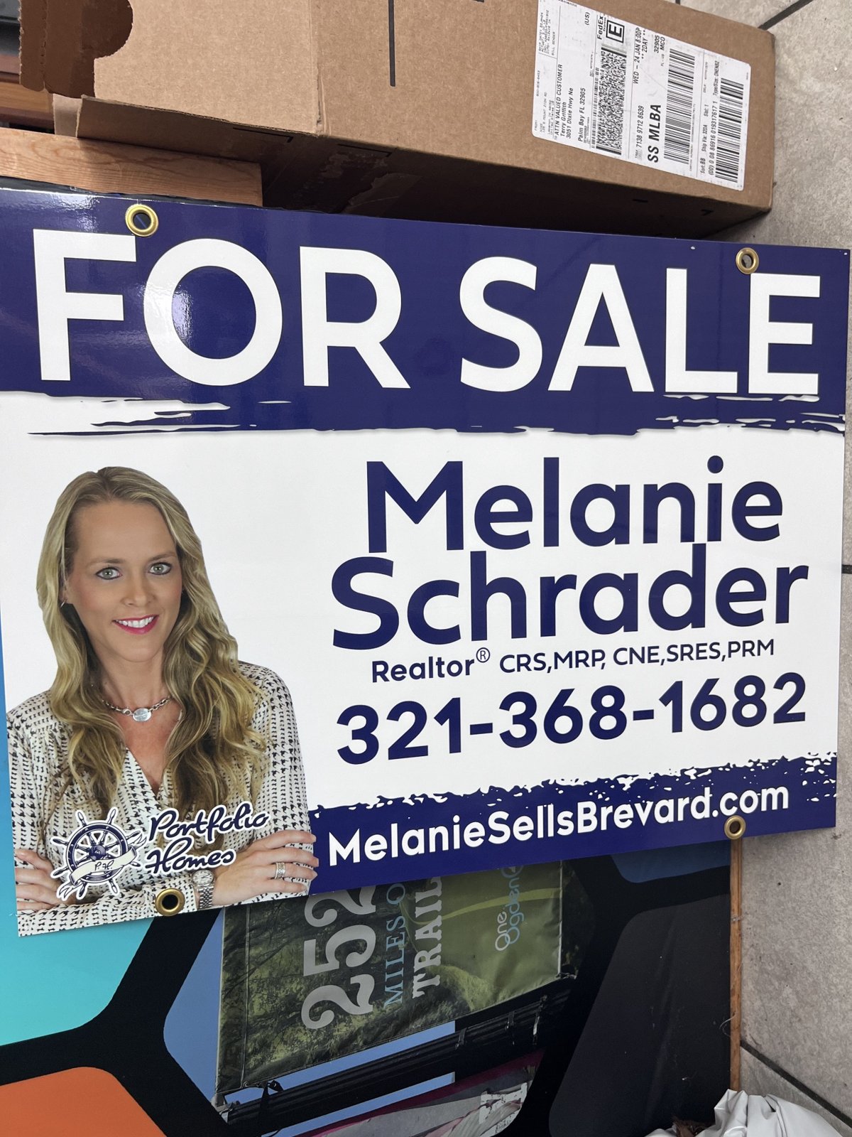Real estate sign production