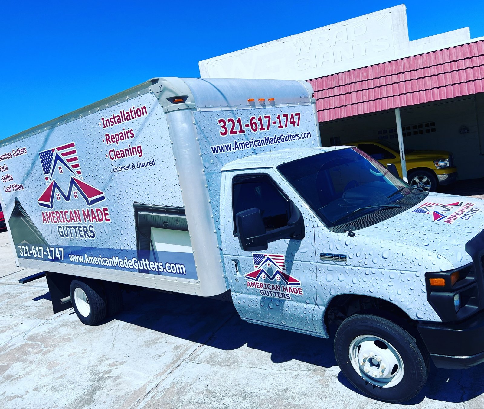 American Made installation and remodeling van graphics