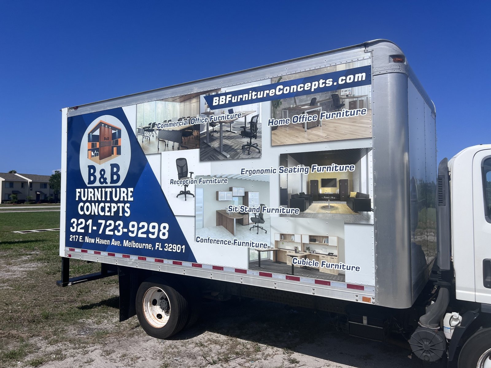 B&B Furniture Concepts box-truck graphics