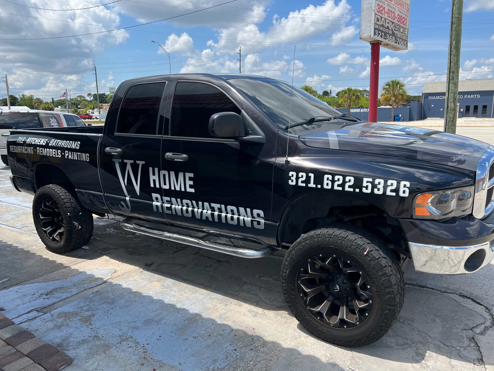 Home Renovations pickup graphics