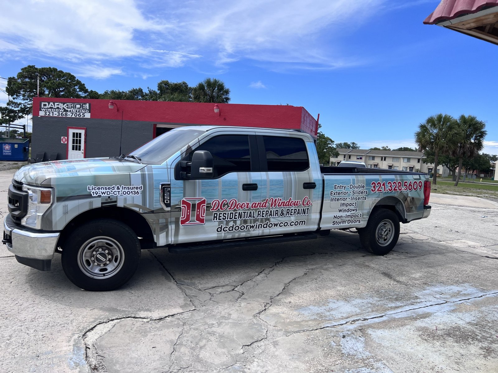 Heating and air-conditioning service pickup graphics
