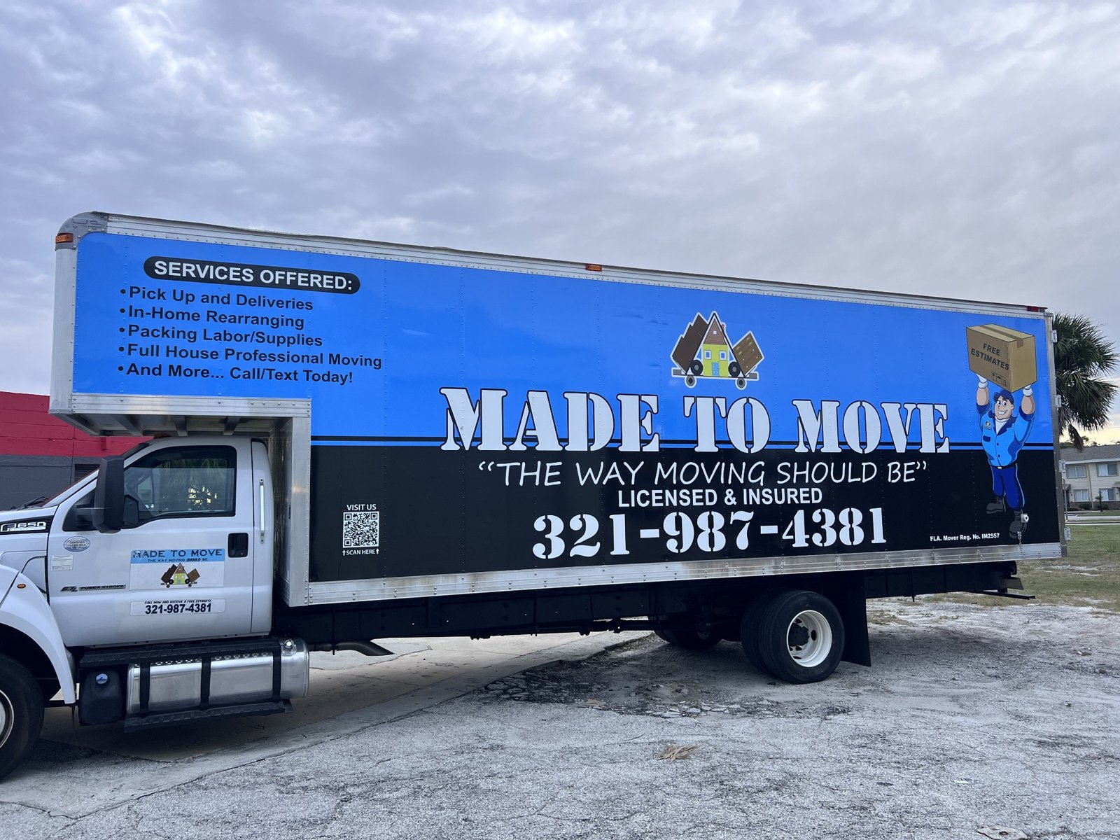 Made to Move moving-truck graphics