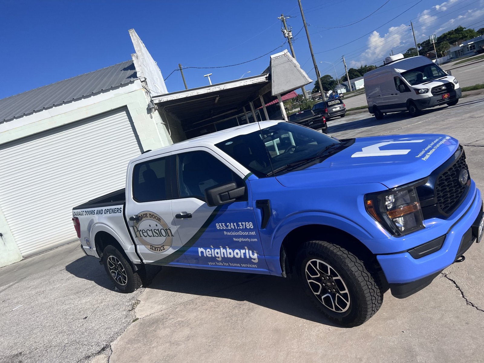 Neighbourly business pickup graphics