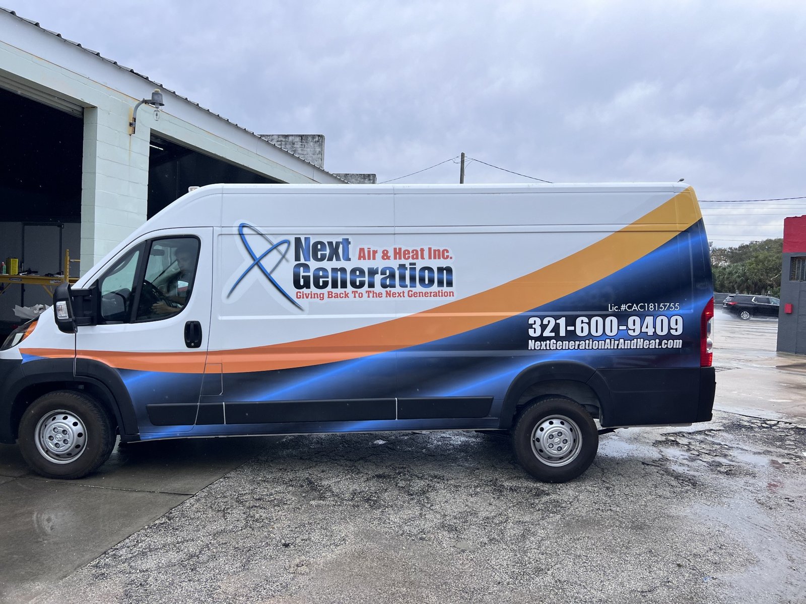 Next Generation business van branding