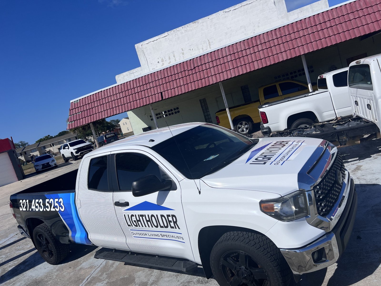 Night Owl contractor pickup graphics