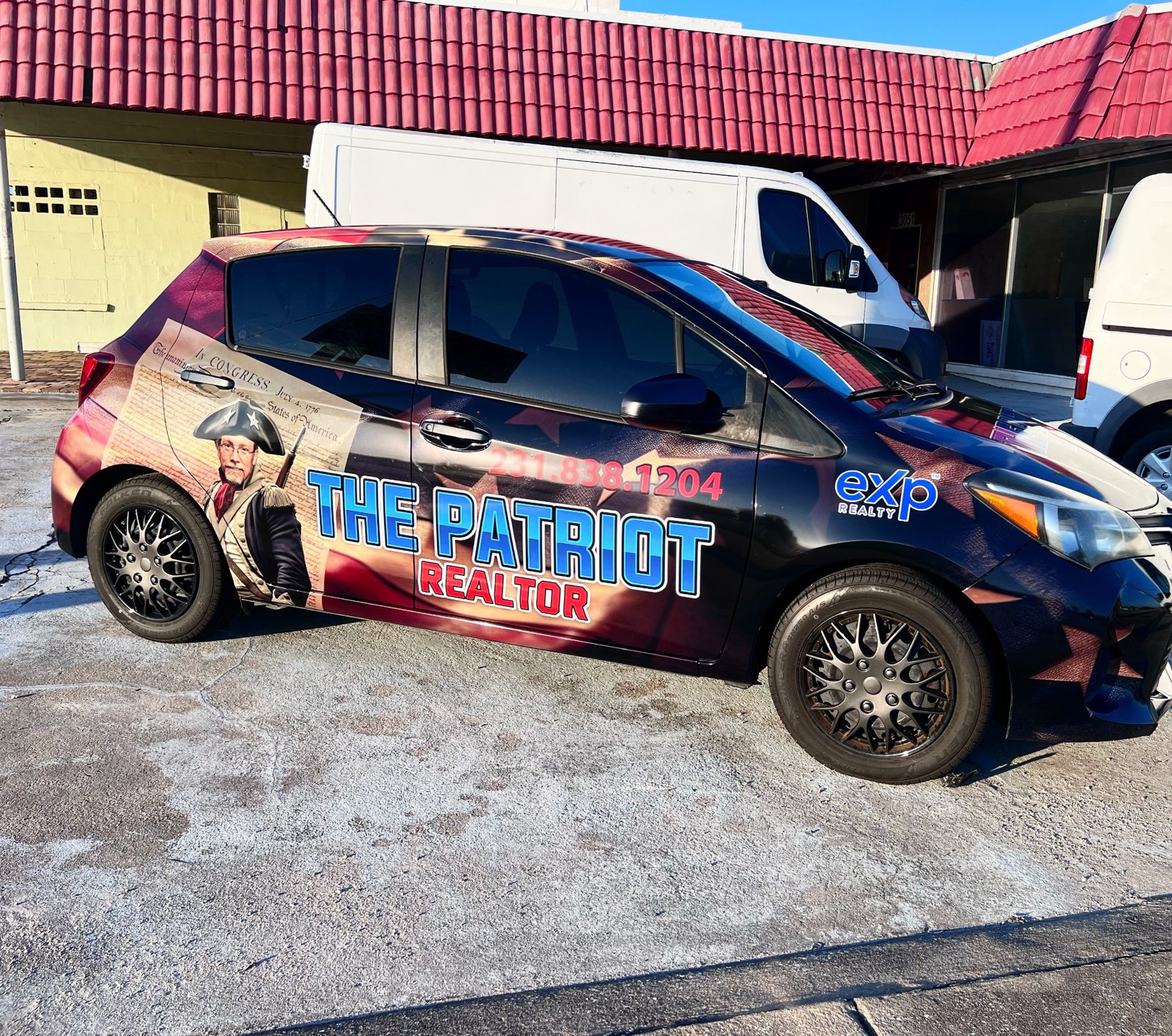 The Patriot Realtor branded car