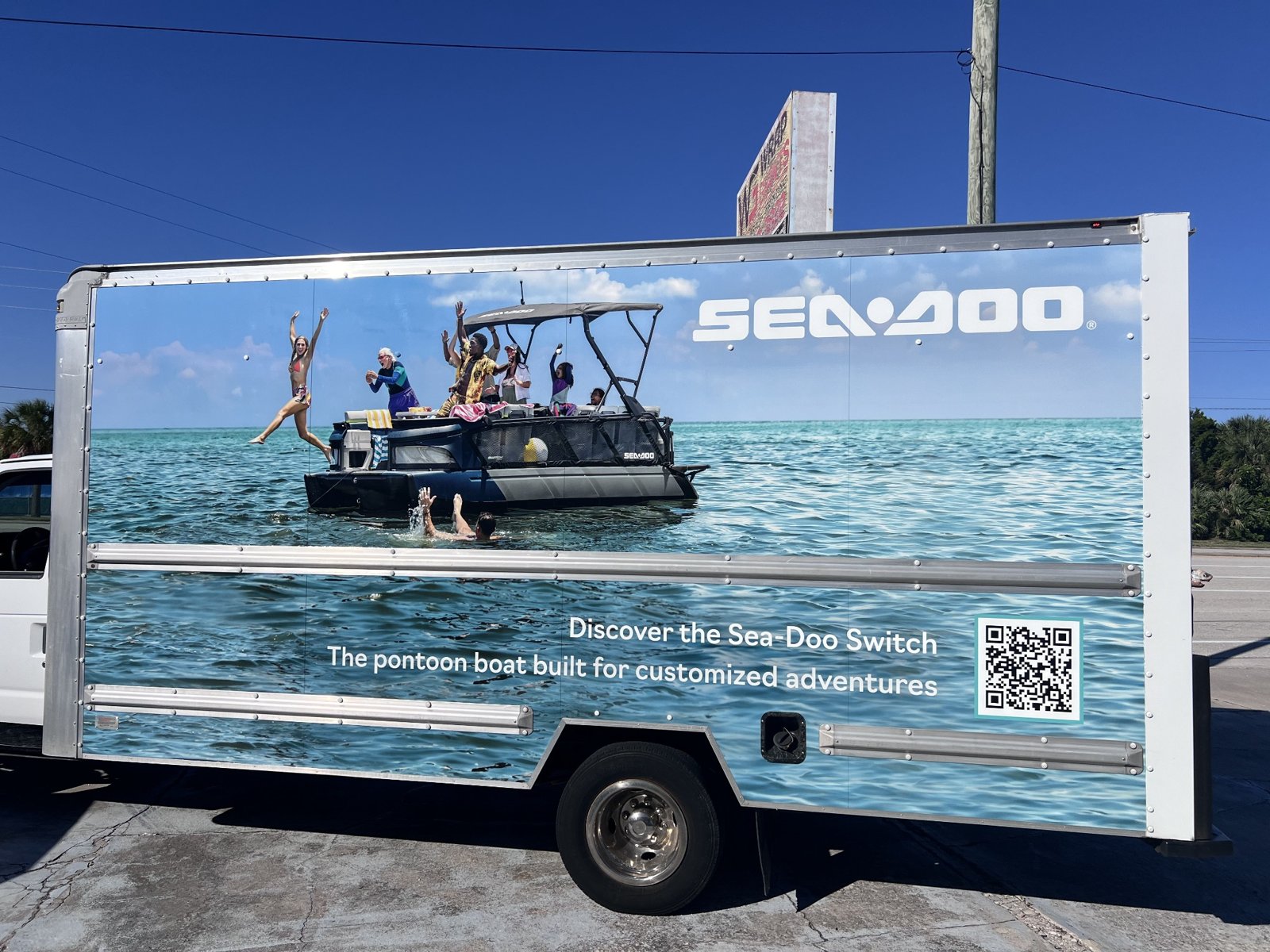 Sea-Doo promotional trailer graphics