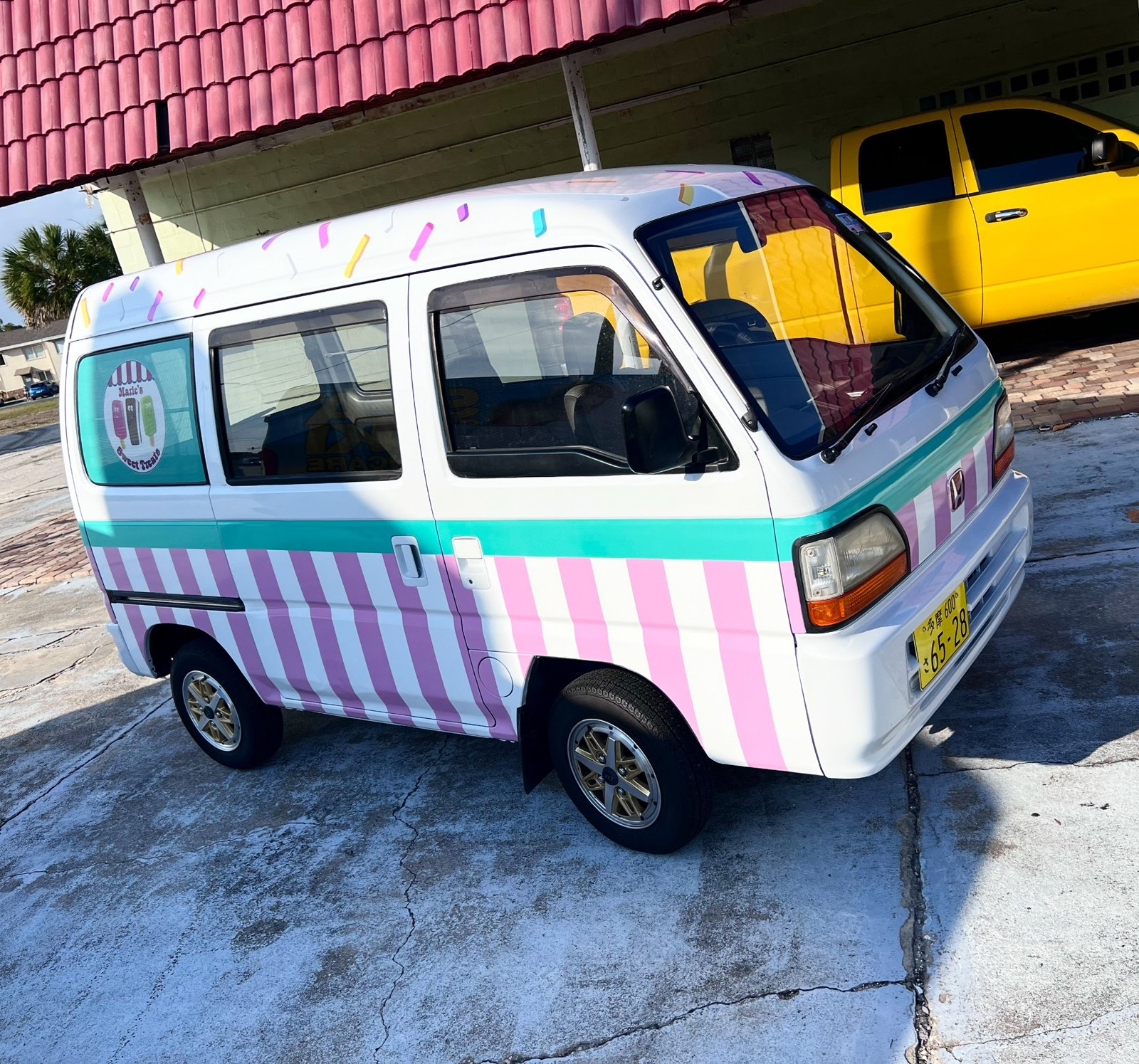 Custom small-business van graphics