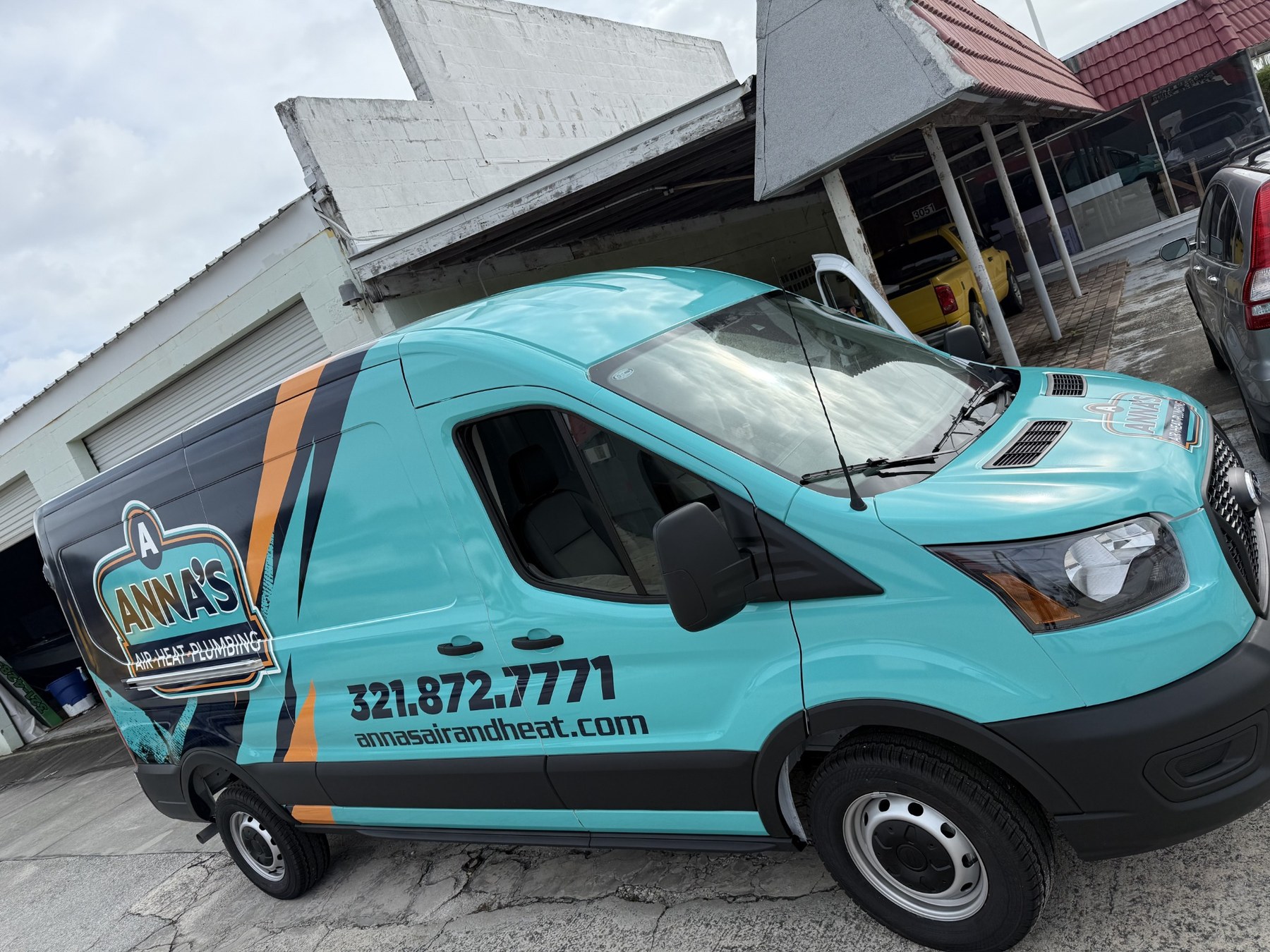 Commercial service van wrap by Wrap Giants