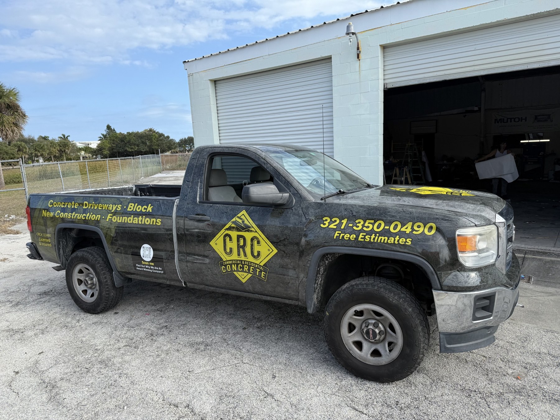 Partial commercial pickup graphics by Wrap Giants
