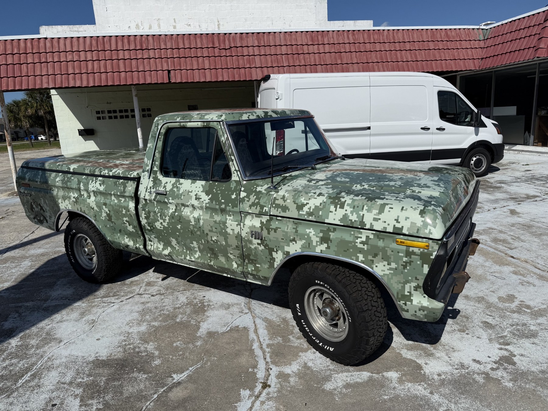 Specialty camouflage vehicle wrap by Wrap Giants